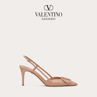 VALENTINO 女士 VLOGO SIGNATURE 高跟鞋 肉桂粉色 36