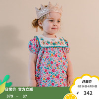 happyology英国原创碎花印花婴儿衣服宝宝连体衣春夏可爱英式绣花