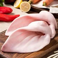 猪肋排新鲜现杀无脊骨排骨肉肋排小排骨 猪耳朵 200g*10个左右(4斤)
