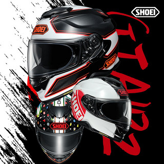 SHOEI GT-AIR 2二代头盔摩托车双镜片防雾全盔四季男女跑盔 MM93-ROAD TC-5 XL
