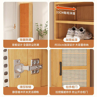 WAWJ落地鞋柜家用结实耐用宿舍简易门口多层防尘收纳鞋架 （加深宽度33cm）10层【透气门】
