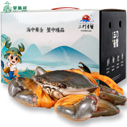 掌昕鲜 三门青蟹 红膏大母蟹（8-9两/只）1只