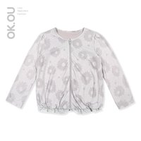 OK.OU 可欧可优 丽家宝贝 OK.OU可欧可优婴童烧花双层外套 女童