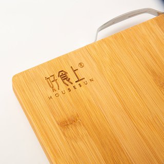好食上 竹砧板竹菜板工艺菜板家用切菜板饺子板面板加厚耐用防霉防开裂 44*31*2.2小家庭3-5人切菜用