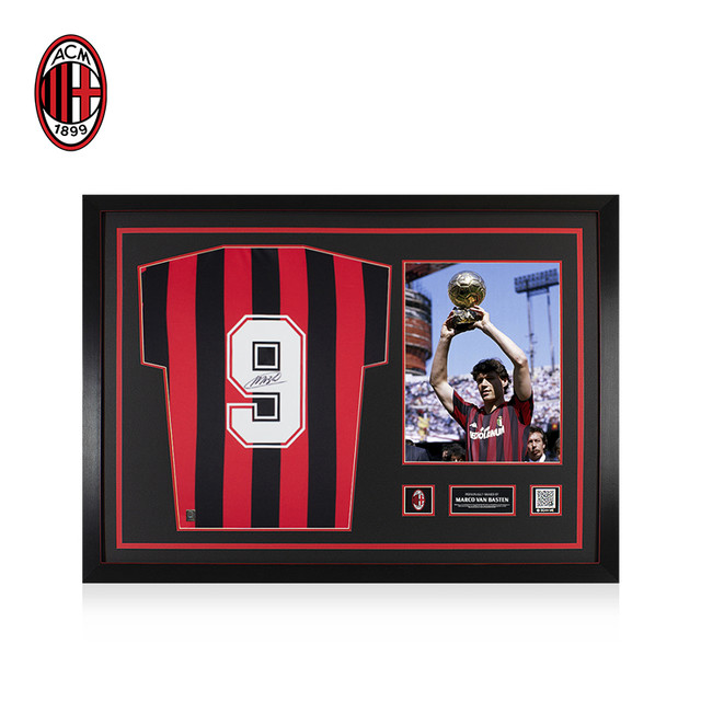 AC MILAN/AC 米兰 AC米兰范巴斯滕主场ICONS签名球衣