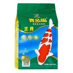 宝多福 统一 宝多福锦鲤鱼饲料 增体鱼粮增色锦鲤鱼食育成色扬观赏鱼饲料 宝多福主食1kg（L大粒7.5mm）