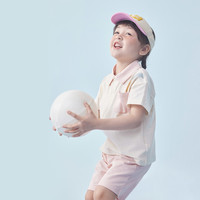 女童夏季套装中大童薄款运动风短袖男童分体衣服2024儿童夏装
