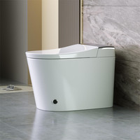 卫小二X8 Max全自动智能马桶顶配家用全自动电动一体坐便器墙排带水箱 灰色 顶配-坑距