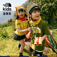 THE NORTH FACE北面童装男女童短袖T恤户外透气24春夏|899E QOA/大地黄 S