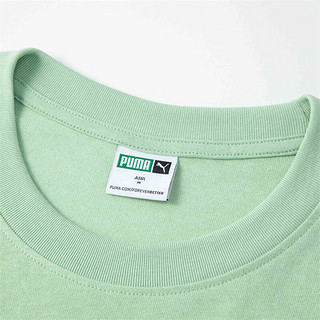 彪马（PUMA） 男女同款休闲印花短袖T恤 SUMMER SKATING TEE 630111 浅绿色-89 XS(165/88A)