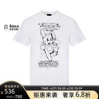 保罗史密斯(paulsmith)男士PS常规版型兔子图案短袖T恤白色M