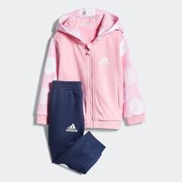 阿迪达斯 adidas儿童运动套装秋季休闲防风连帽外套长裤两件套GP0352 GP0352 80