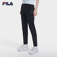 FILA 斐乐 官方女士针织长裤2023夏季时尚简约基础直口休闲裤