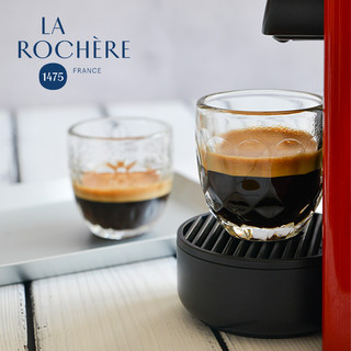 LA ROCHERE法国制造LAROCHERE四件礼盒Troquet玻璃咖啡杯意式特浓杯佳品 Troquet小号100毫升四件套