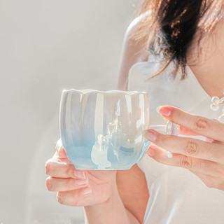 精东家高颜值樱花马克杯母亲节陶瓷杯子女家用咖啡水杯带勺 樱花粉-350ml+雪花勺