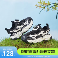 B.Duck小黄鸭女童凉鞋夏季儿童包头凉鞋2024新款夏款防滑男童运动沙滩鞋