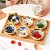 佩尔森（CERAMICS）北欧简约高颜值蘸料碟调料碟陶瓷味碟创意加厚酱油碟 4英寸调味碟（4只混装）
