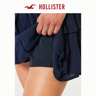 HOLLISTER24夏季甜辣层叠式短款裙裤半身裙 女 KI343-4083 海军蓝 XXS (160/58A)标准版