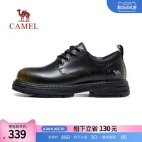 骆驼 CAMEL2024秋季男鞋复古休闲皮鞋男士大头马丁鞋低帮工装鞋