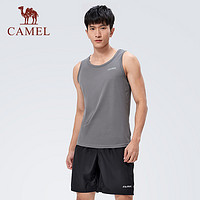 CAMEL 骆驼 运动篮球背心套装跑步无袖短裤两件套训练衣