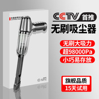 胜之星车载吸尘器大吸力小型无线充电吹吸大功率汽车内用迷你手持家用 【有刷顶配款】3滤芯+配收纳包 【升级续航+吸吹抽充四合一】