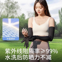 防晒袖套女防紫外线手套司机冰丝护袖开车防滑透气夏季超薄款骑行