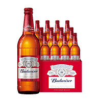 ABInbev 百威英博 精酿百威啤酒美式拉格600ml*12大瓶装整箱经典浓烈口感