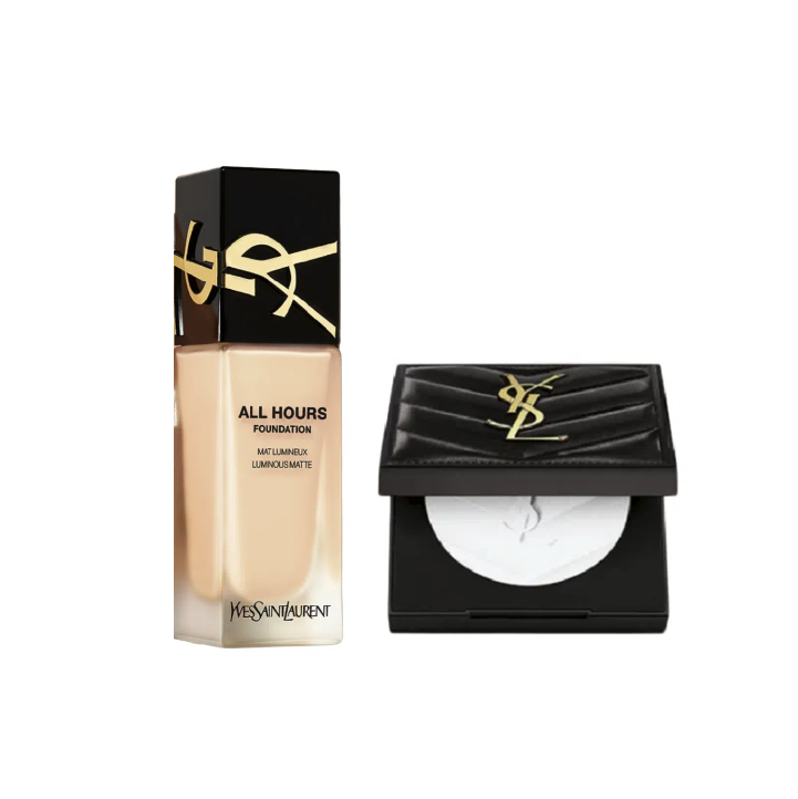  圣罗兰 YSL /圣罗兰 YSL  持妆彩妆组合 (恒久无瑕持妆粉底液#LC2 25ml+恒颜无瑕蜜粉饼 8.5g)