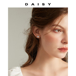 Daisy dream 999纯银蝴蝶耳钉女气质迷你ins小众设计感耳环养耳洞韩系小巧耳饰