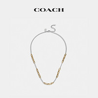 COACH 蔻驰 女士经典标志复杂链带项链