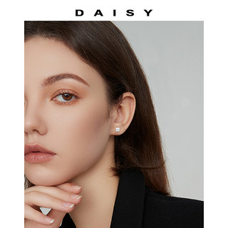 Daisy dream 999纯银钻石耳钉女轻奢气质小众高级感耳环简约超闪养耳洞小耳饰