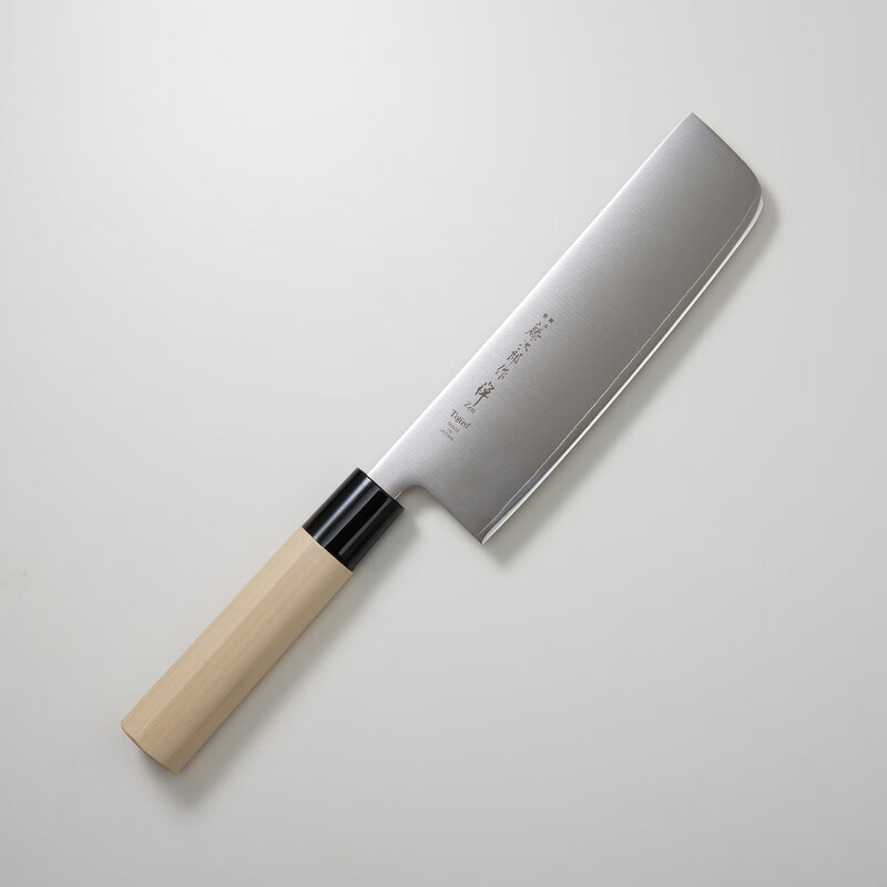 藤次郎 TOJIRO 新中式菜刀VG10钴合金薄刃刀禅系列厨刀家用切片刀 白色