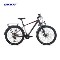 捷安特（GIANT）Expedition 1征途27.5轮径24速成人变速旅行山地自行车 焦糖红(川藏版) 27.5×16 S 适合身高155-175cm