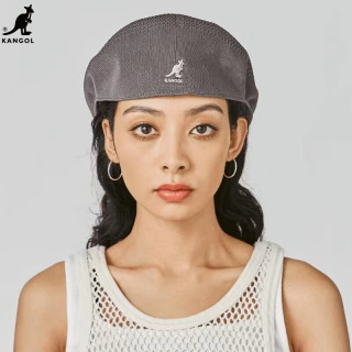 KANGOL 504贝雷帽休闲时尚潮流正反戴网眼鸭舌帽子 K0290 灰色 XL