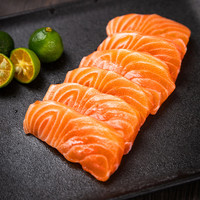 海天下 挪威冰鲜三文鱼切片400g中段切片大西洋鲑鱼海鲜刺身源头直发