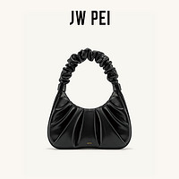JW PEI褶皱云朵包GABBI法式小众设计腋下包百搭手提包包女夏2T03 纯白色【升级款加长手提带】