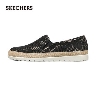 斯凯奇（Skechers）Skechers轻便气质渔夫鞋113246 黑色/BLK 37 