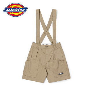 dickies 短裤 女式个性潮酷大裤兜背带短裤下装短裤10297 沙色 25