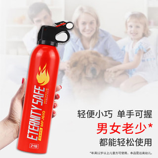 京玺 ETERNITYSAFE 灭火器家用车载国家消防3C认证21B级别干粉新能源车摩托车新国标