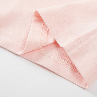 小猪班纳童圆领短袖针织衫 粉红 150cm
