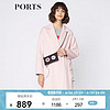 PORTS宝姿新品女装简约口袋装饰毛呢外套SA9C014GZF032 浅粉