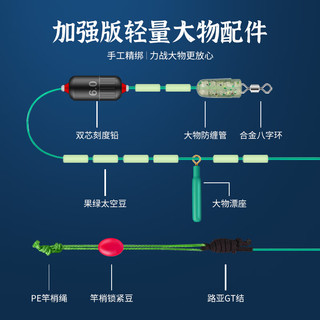 久岩鲢鳙轻量大物线组成品套装钓鱼主线青鱼草鱼鲢鳙巨物鱼线绑好 11米 轻量大物主线组【1卷】 12号