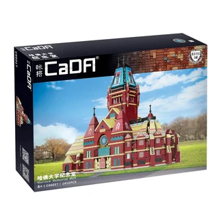 CaDA 咔搭 地标建筑系列 C66017 哈佛大学纪念堂