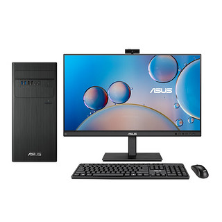 华硕(ASUS) S500TE 商用办公台式机 I5-13400 8G 512G 2G独显 21.45英寸显示器 AI降噪技术 