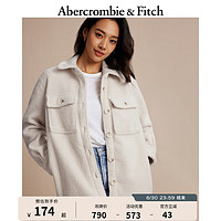 Abercrombie & Fitch 仿羊羔绒衬衫式夹克 335493-1