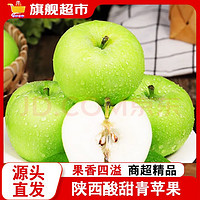 京世泽 陕西青苹果 酸甜苹果绿苹果 券 含箱10斤 果径55mm以上