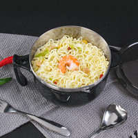 贝瑟斯304不锈钢泡面碗饭盒保鲜盒防烫耐摔饭盒