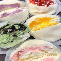 爱尚食味熊雪媚娘冷冻甜品大福爆浆糯米糍蛋糕日式冰皮麻薯雪胖子 奥利奥草莓蓝莓芒果抹茶 80g 各1盒