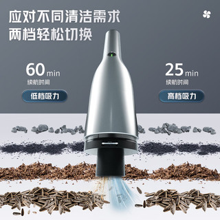 得力（deli）无线车载吸尘器适用小米su7手持家用无刷电机大吸力电动清洁器