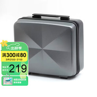 乐上(LEXON)行李箱小型登机手提箱迷你旅行箱高颜值耐磨抗摔银灰色